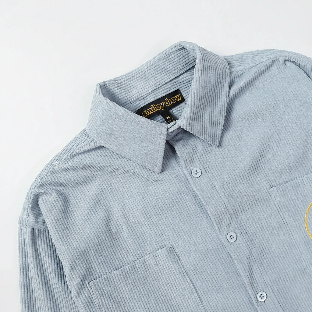 Smiley Drew Embroidered Logo Jacket