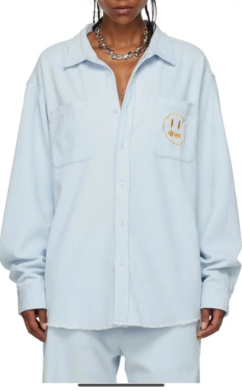 Smiley Drew Embroidered Logo Jacket