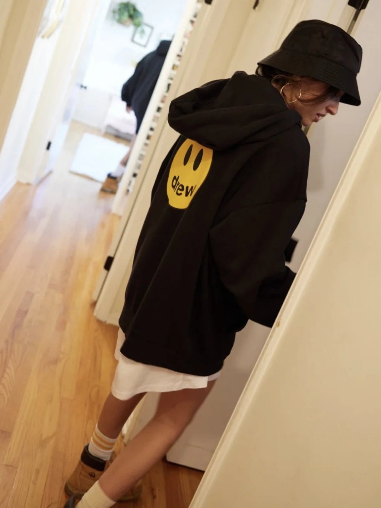 Smileydrew Black Embroidered jacket (Unisex)