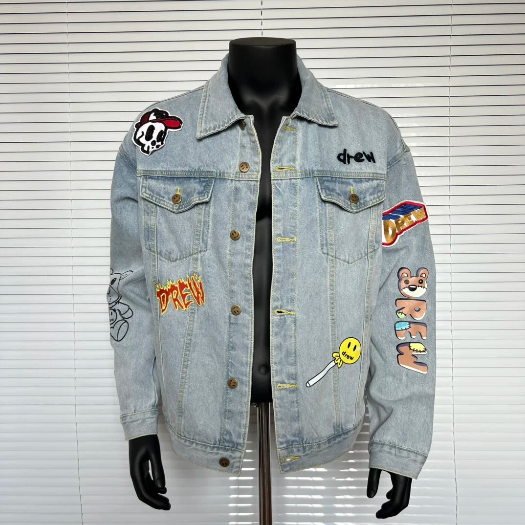 Smiley Drew House Denim Jacket