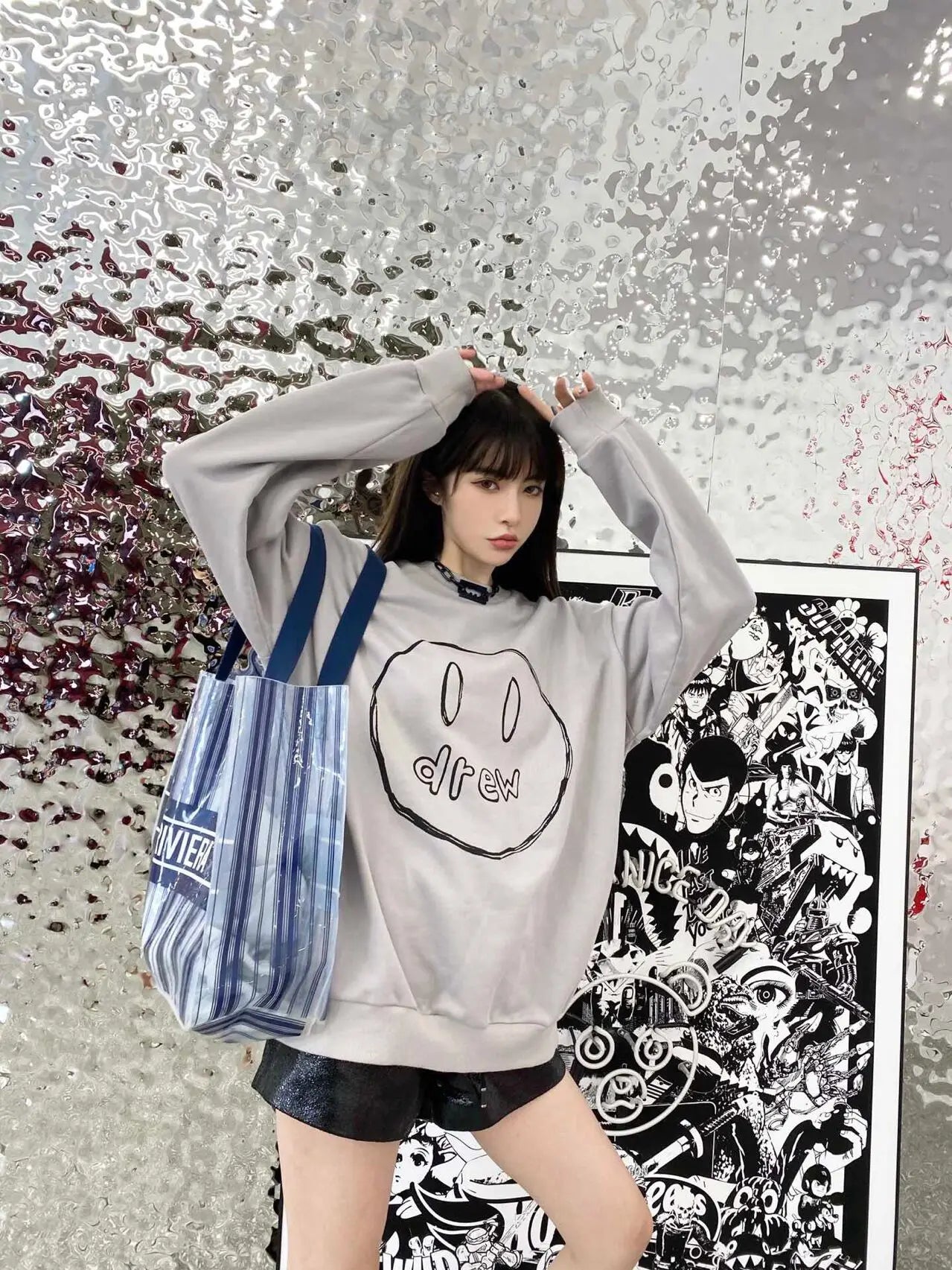 Smileydrew Embroidered Long-Sleeved