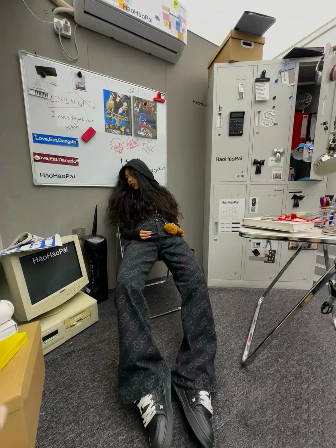 Smileydrew print Jeans