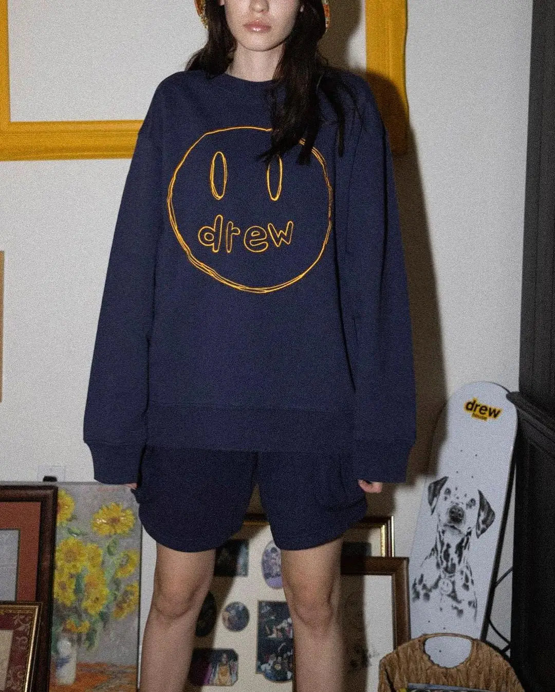 Smileydrew Embroidered Long-Sleeved