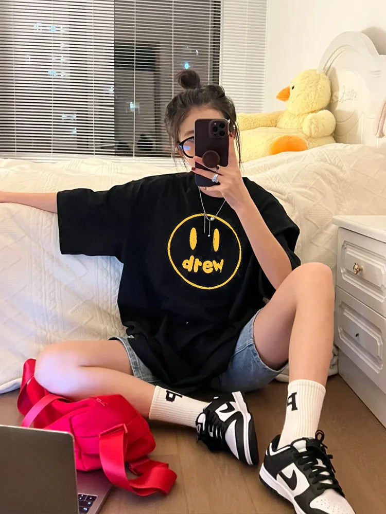 Smileydrew Black T-shirt (Unisex)