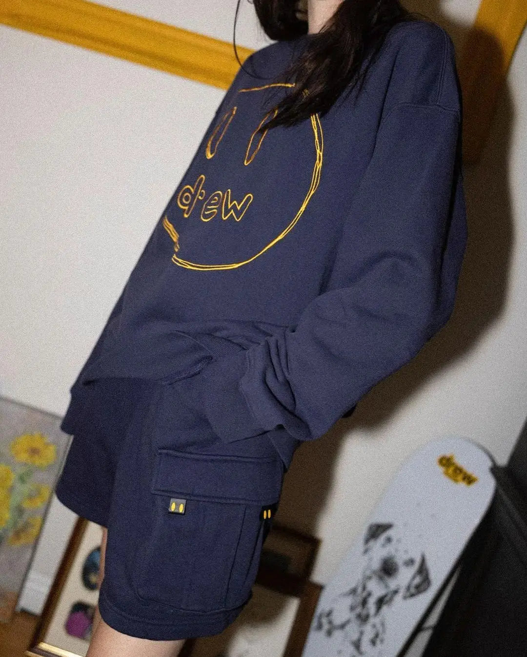 Smileydrew Embroidered Long-Sleeved