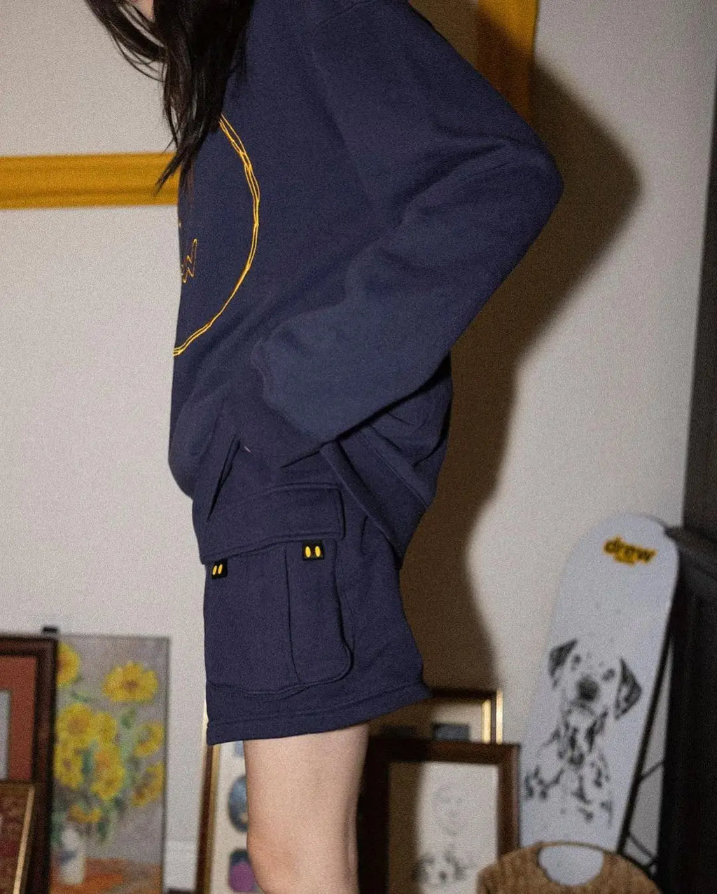 Smileydrew Embroidered Long-Sleeved